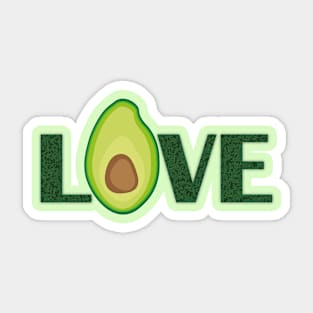 Avocado love Sticker